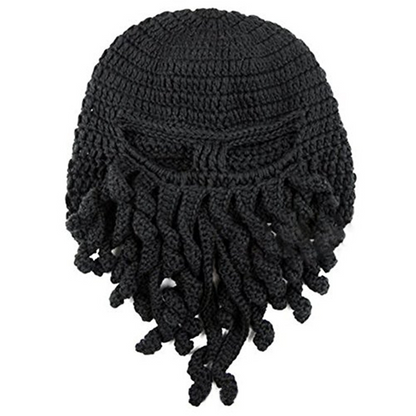 Octopus Cthulhu Tentacle Balaclava Warm Windproof Full Face Knit Beanie Holiday Winter Hat for Adult Outdoor Sports Riding